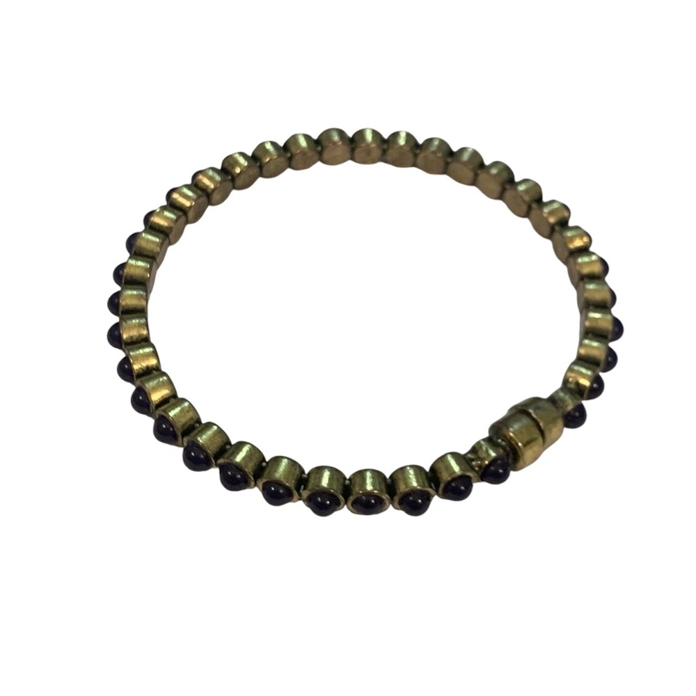 Vintage Blue & Gold Bracelet
